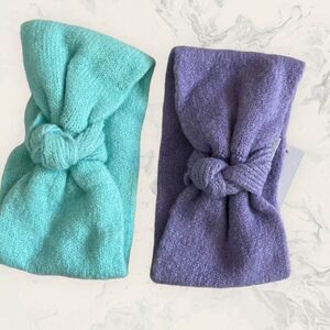 NWT BP.Set of Two Women’s Head Wrap - Purple and Green - one size